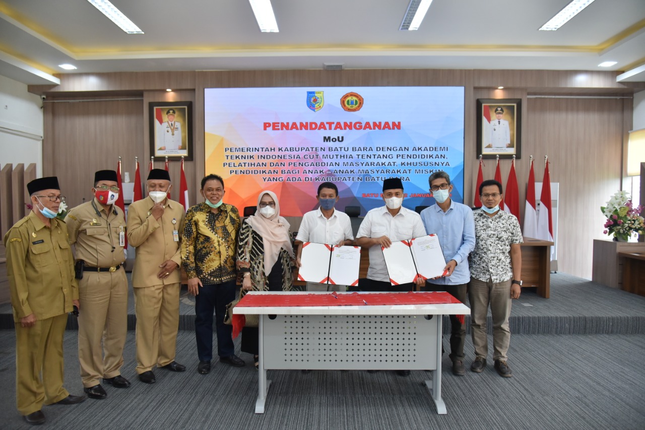 Tingkatkan Kualitas SDM Bupati Batu Bara Teken MOU