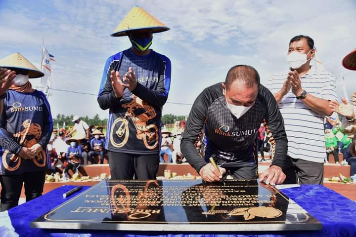 Bupati Deliserdang Sambut Gubernur Sumut Tinjau Destinasi Wisata