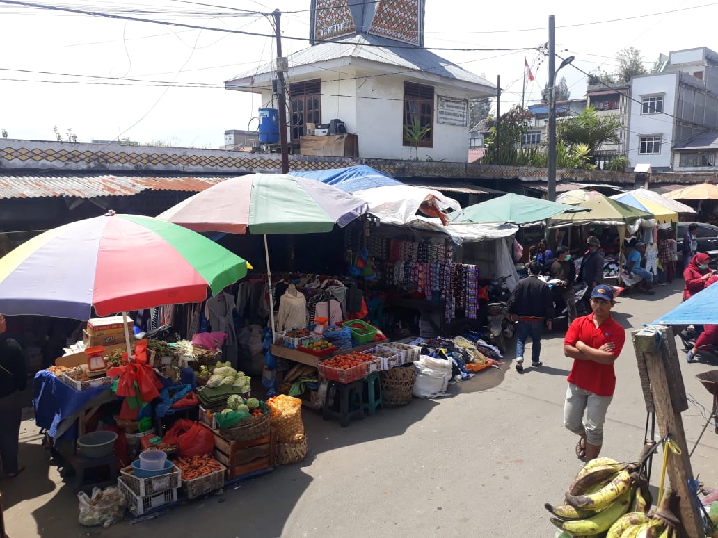 Kasatpol PP Karo Bantah Ada Pihaknya Lakukan Pungutan di Pusat Pasar Berastagi