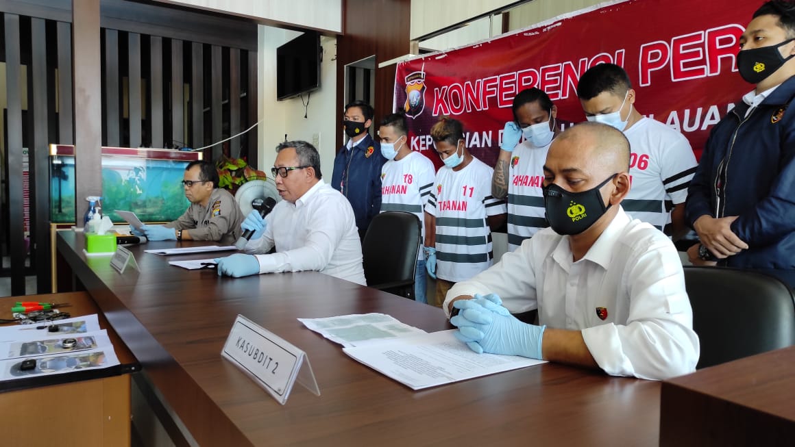 Empat Pelaku Tindak Pidana Curas Diamankan Polisi