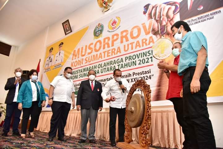 Gubernur Sumatera Utara Buka Musorprov di Karo