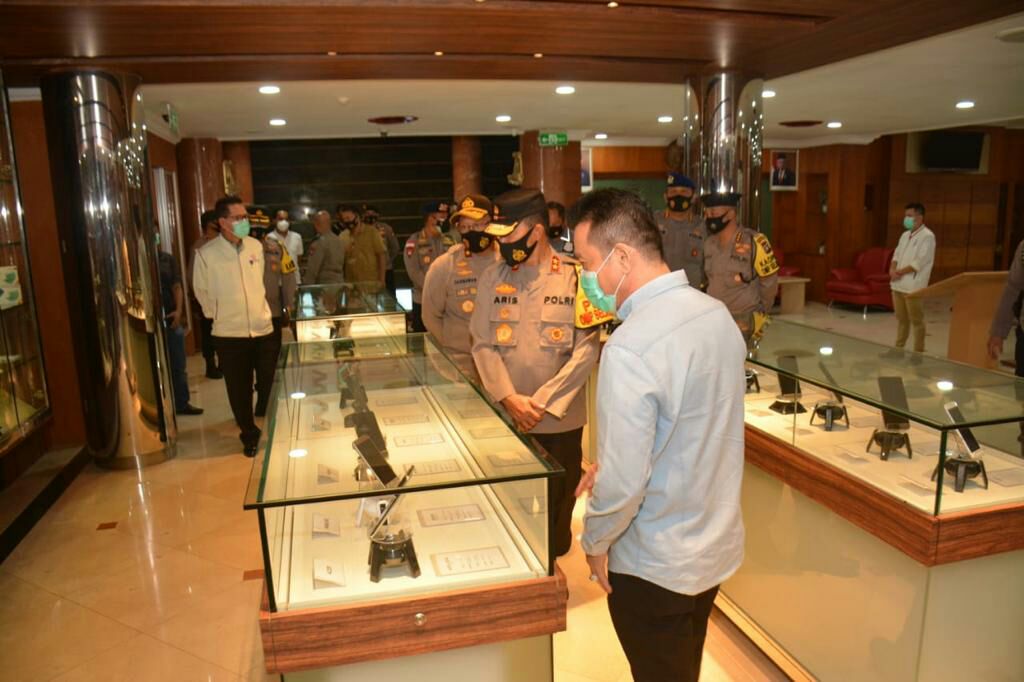 Kapolda Kepri Kunjungi Kawasan Objek Vital PT Sat Nusa Persada 