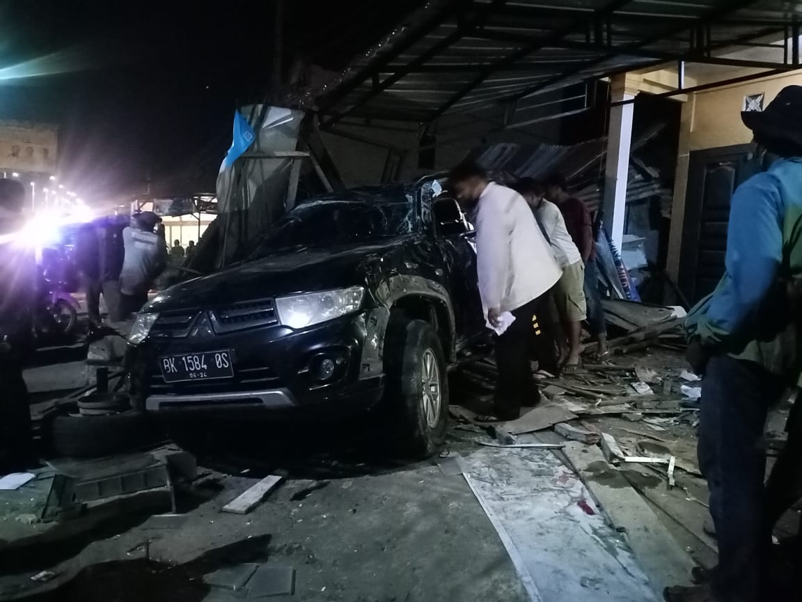 Laka Lantas Tunggal Jalan Medan-Kabanjahe Satu Orang Tewas
