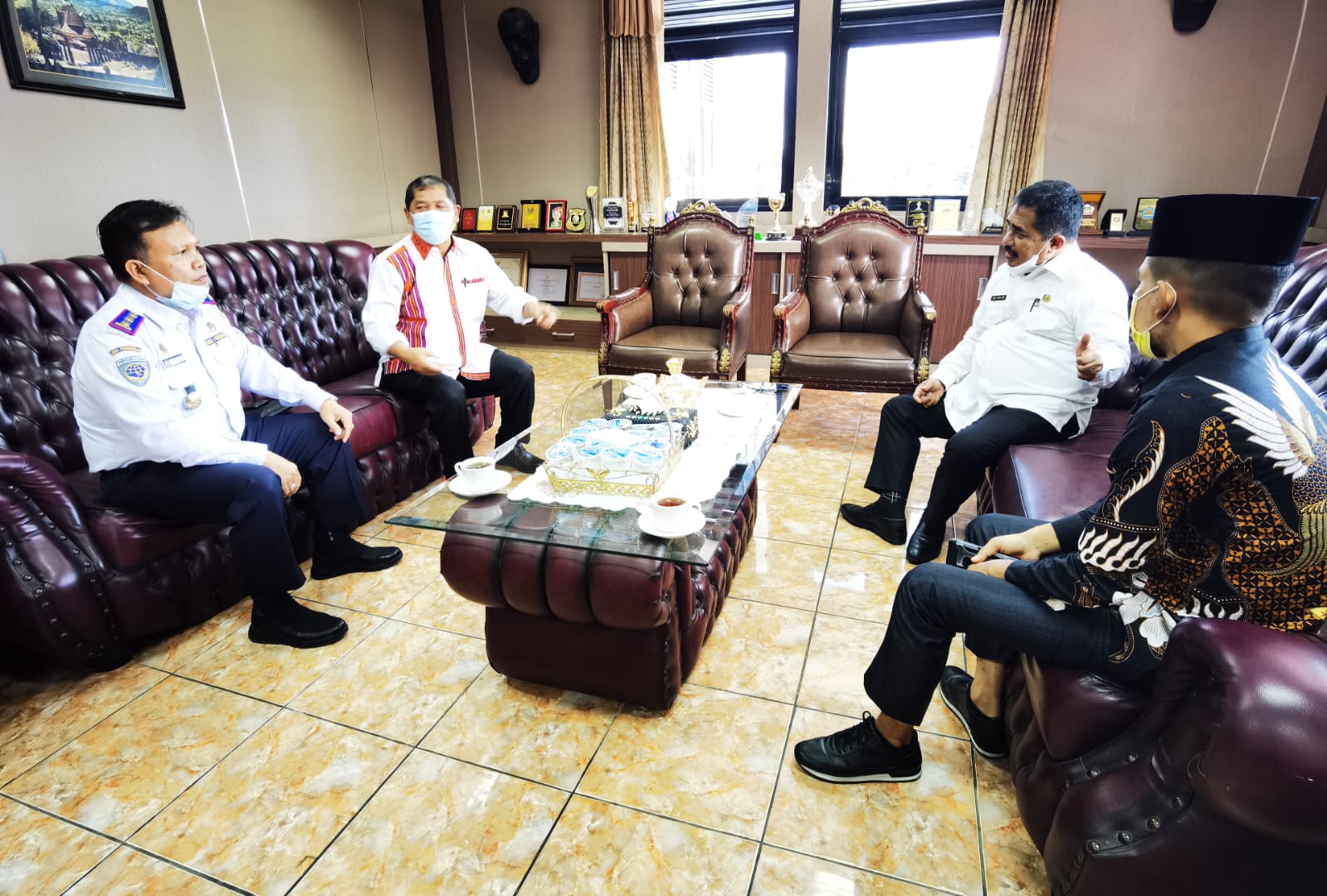 Bupati Karo dan Dishub Sumut Bahas Peresmian Terminal Tipe B Modern Kabanjahe