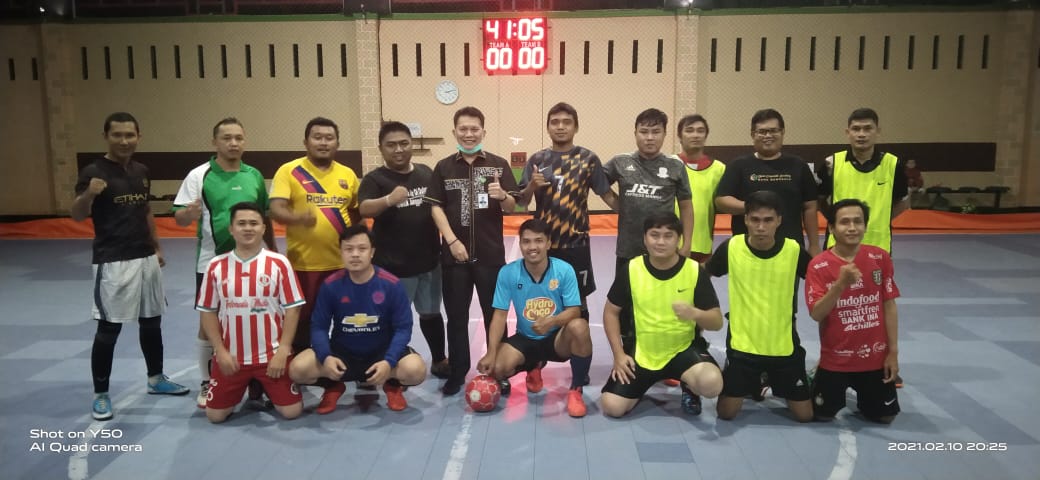 Rangkaian HPN Giliran Bank Bengkulu Jajal Skill Futsal PWI
