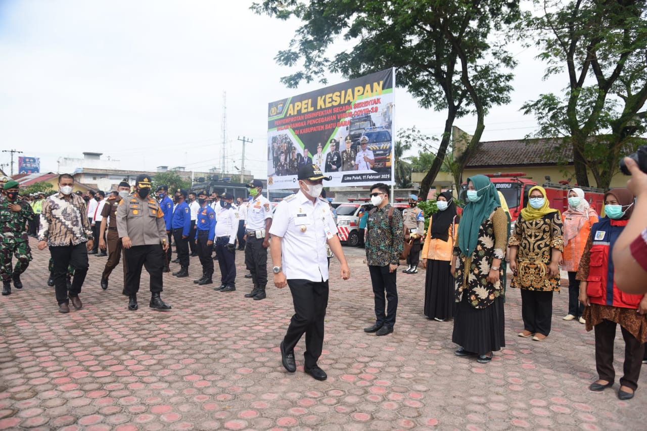 Persiapan Penyemprotan Disinfektan Zahir : Tenaga Medis Harus Tetap Semangat