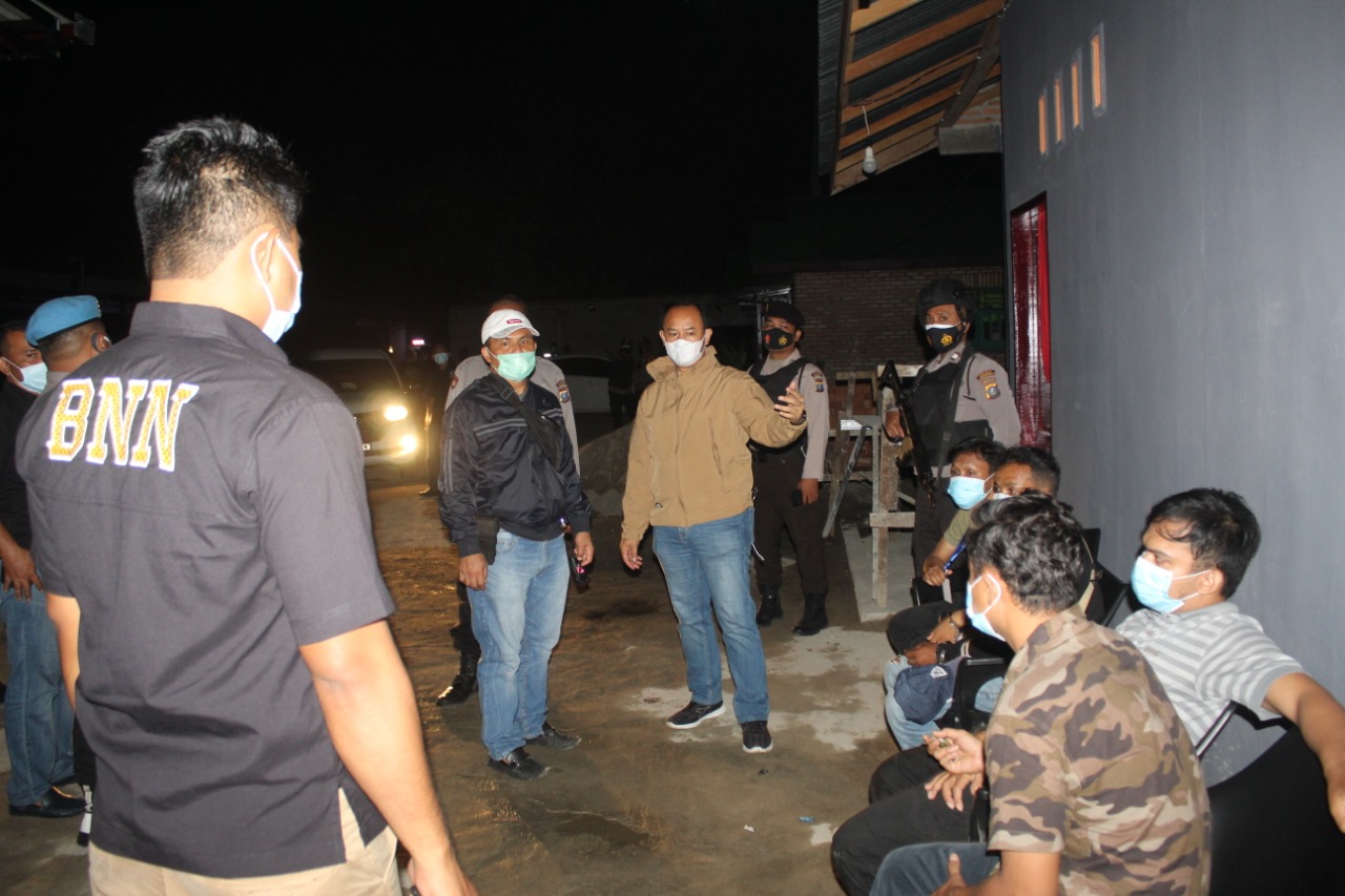 Tertibkan Hiburan Malam Polres dan BNNK Labuhanbatu Tuai Apresiasi