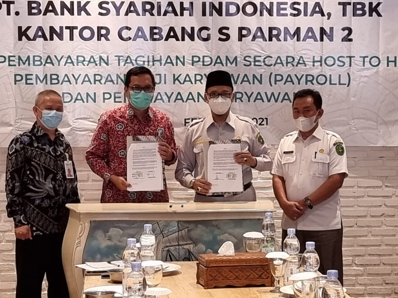 PDAM Thirta Dharma Kota Bengkulu Teken MoU Kerjasama Dengan BSI