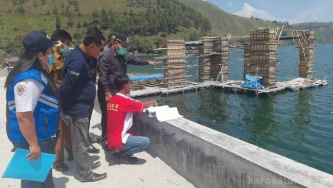 Bupati Karo Kecewa Pembangunan Dermaga Tongging Tak Kunjung Siap