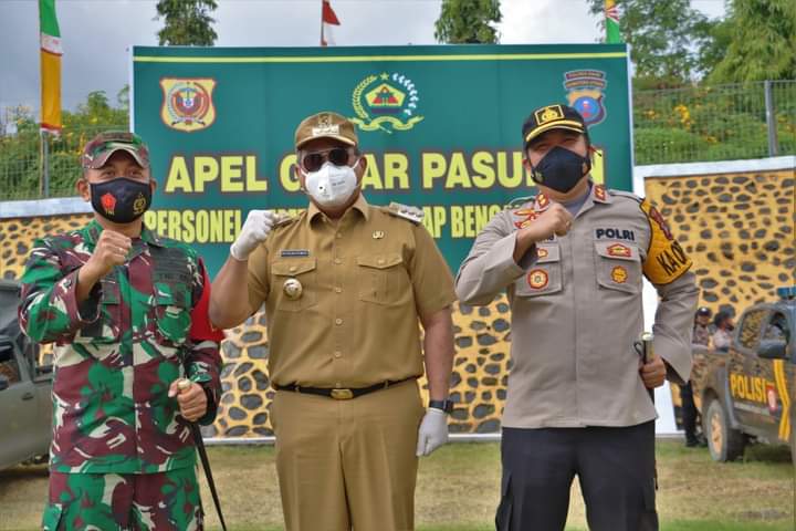 Bupati Dairi Hadiri Apel Gelar Pasukan Antisipasi Karhutla