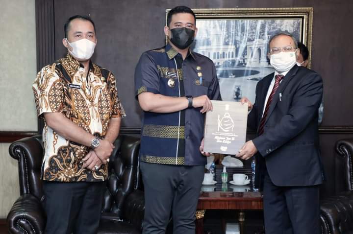 Walikota Medan Terima Kunjungan Dubes India Untuk Indonesia