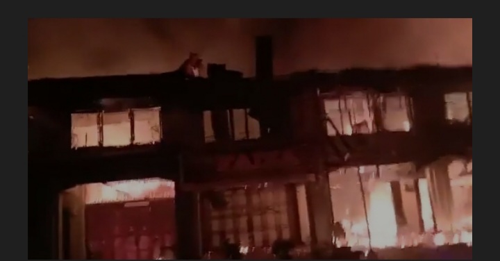 9 Ruko di Labuhanbatu Selatan Kebakaran Kerugian Ditaksir Miliaran Rupiah