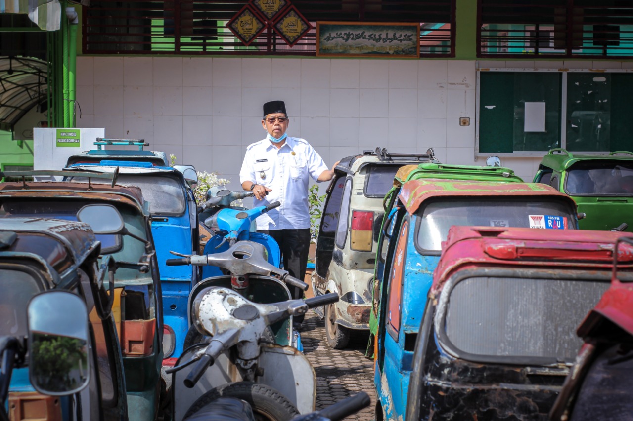 Jadikan Becak Bermotor Ikon Pemkot Padangsidimpuan Gelar Sosialisasi dan Uji Kelayakan