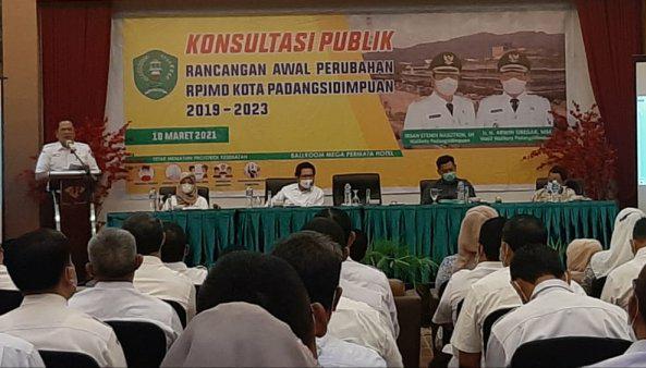 Pemkot Padangsidimpuan Lakukan Perubahan RPJMD