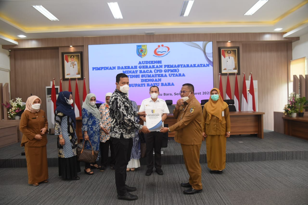 PD GPMB Apresiasi Pemkab Batu Bara Dirikan 132 Perpus Desa