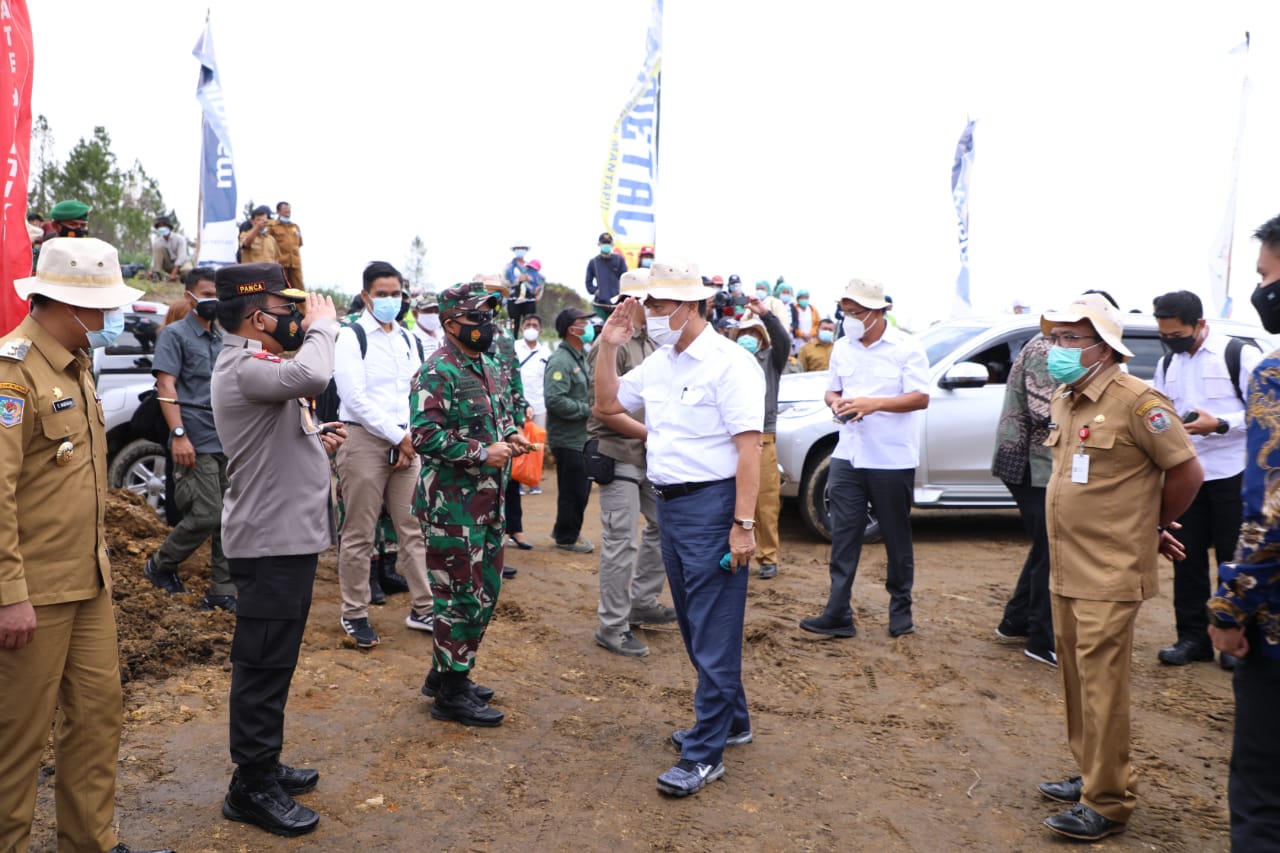 Kapolda Sumut Dampingi 3 Menteri Kunker ke Humbahas