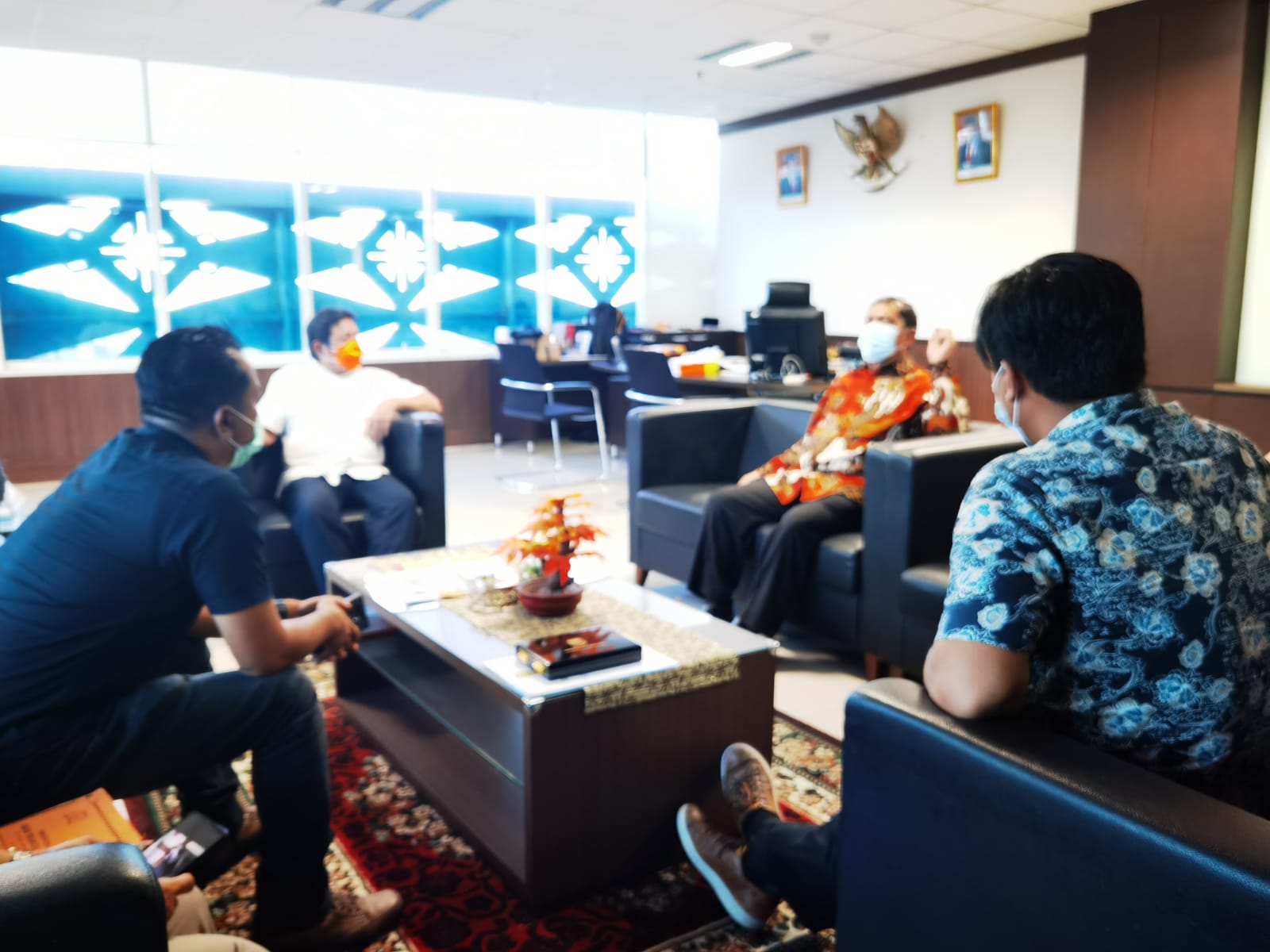 Diskusi dan Konsultasi Soal Penyelesaian LUT, Bupati Karo Lakukan Pertemuan Bersama Sestama BNPB