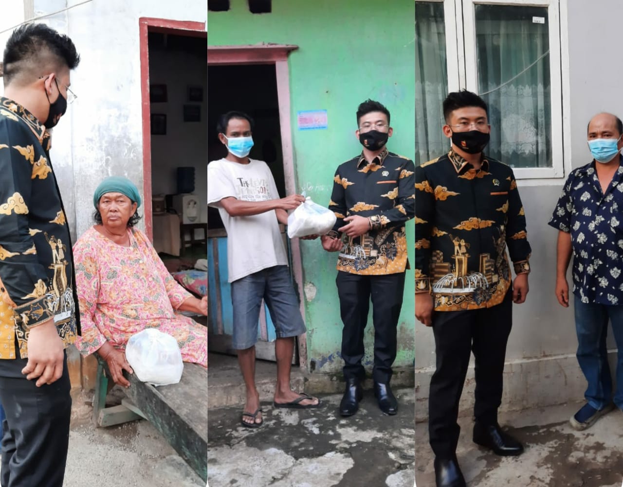 Peduli Sesama Feryansyah Hasibuan Bagikan Sembako ke Warga