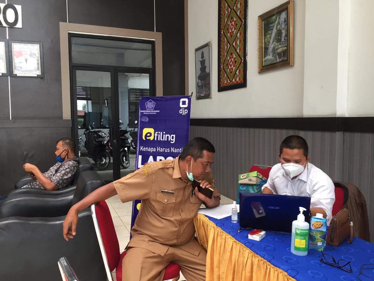 KPP Pratama Kabanjahe Buka Pelayanan E Filing Pojok Pajak di Kantor Bupati Karo