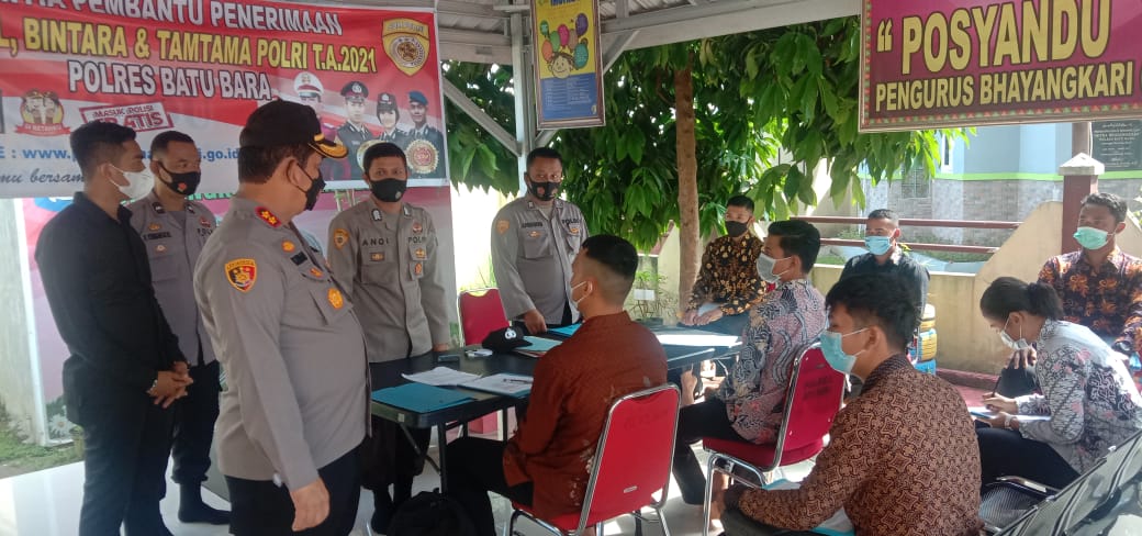 Kapolres Batu Bara Berikan Semangat Kepada Calon Siswa Akpol