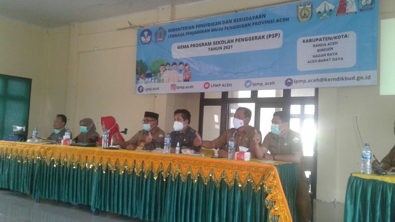 Ratusan Kepsek di Bireuen Ikuti Launching Perdana PSP Tahun 2021