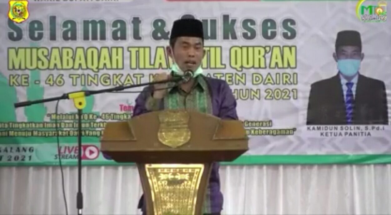 Ketua PC GP Ansor Dairi Apresiasi Pelaksanaan MTQ ke-46