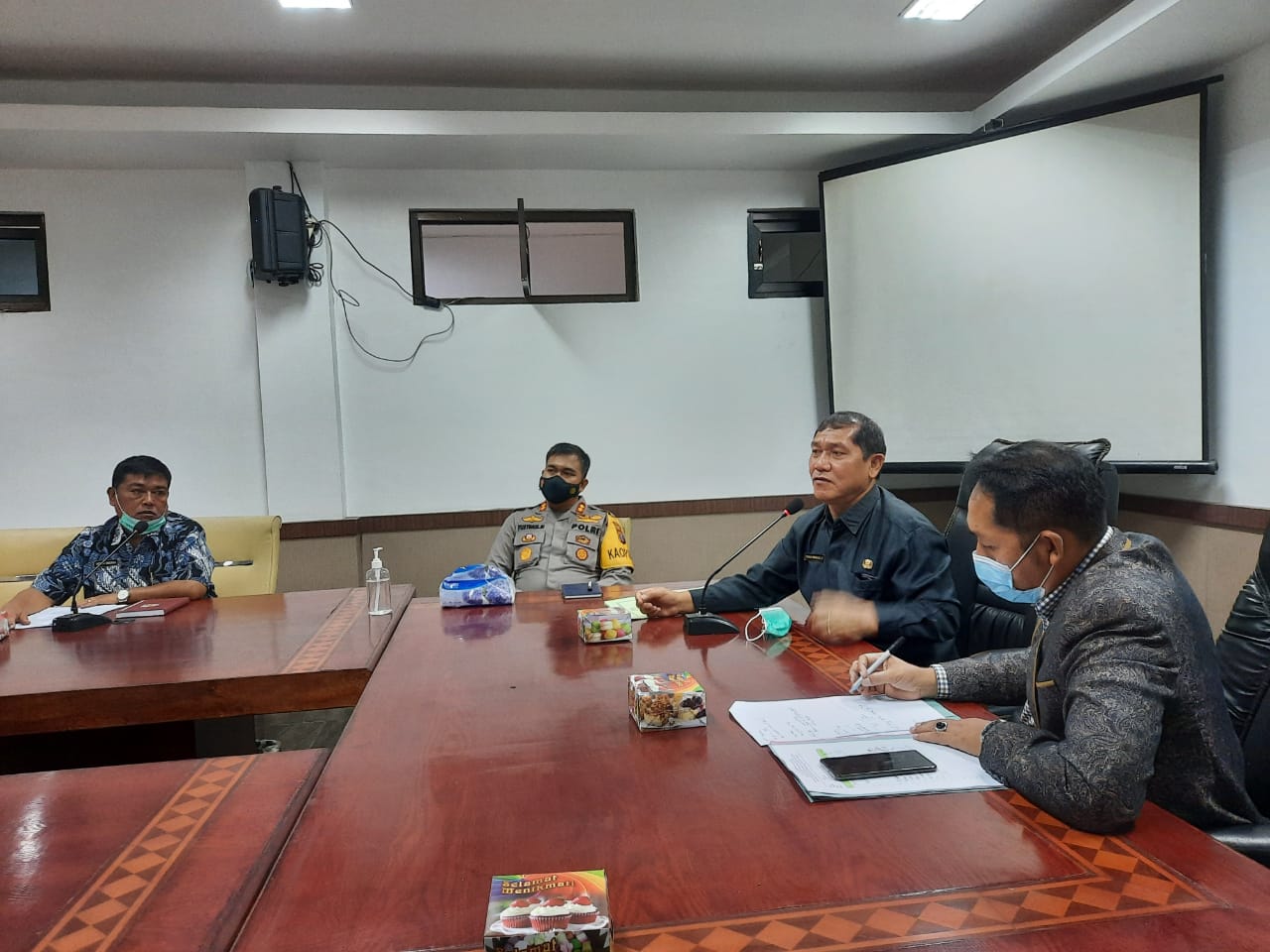 Bupati Karo Sambut Kunker Komisi A DPRD Sumut Terkait P4GN 