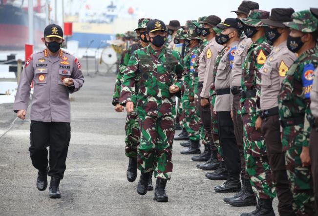 Kapolri dan Panglima TNI Resmi Buka Latihan Latsitarda Nusantara XLI 2021 di Sumatra Utara 