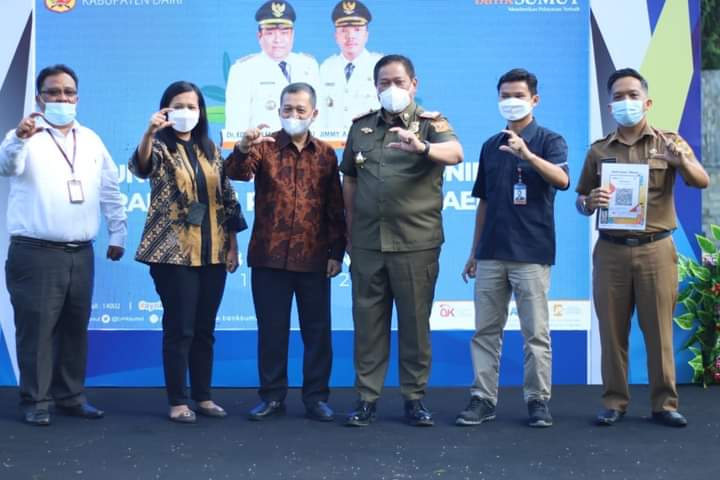 Bupati Dairi Bersama Bank Sumut dan BI Launching Smart ETPD