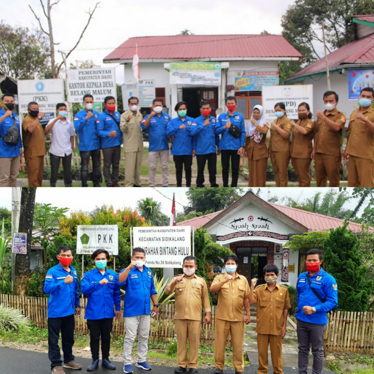 PK KNPI Sidikalang Jalin Sinergitas Dengan Desa Belang Malum Dan Kelurahan Bintang Hulu