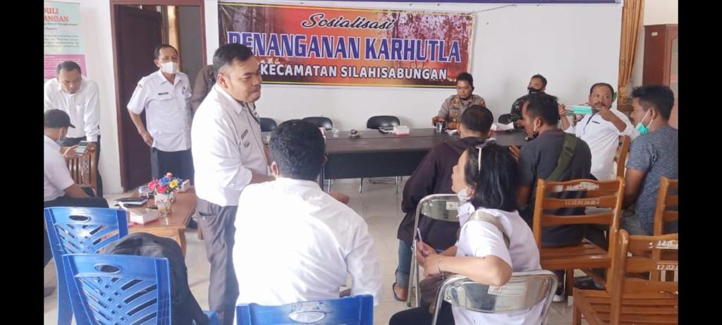 Kapolres Dairi Sosialisasikan Penecegahan dan Penanganan Karhutla