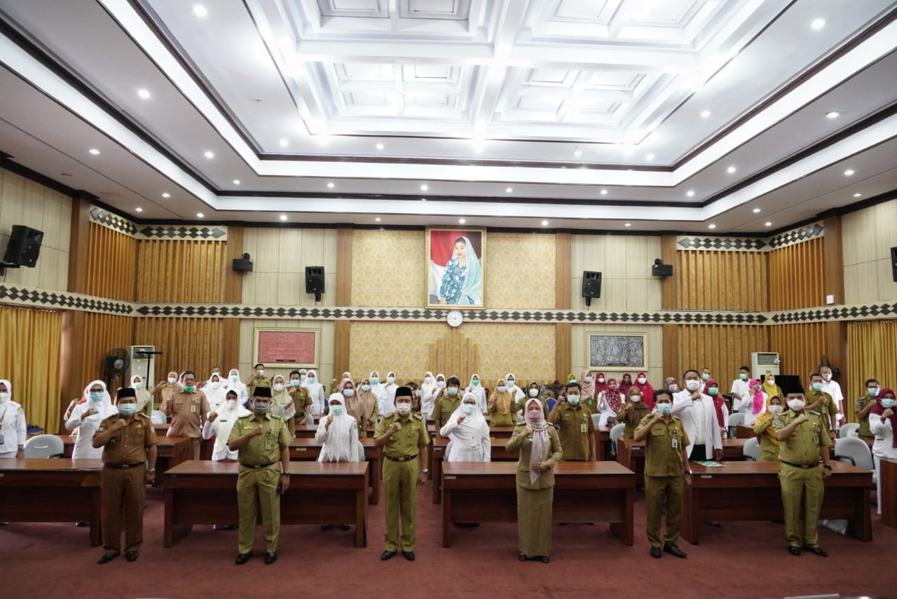 Pemprov Bengkulu Beri Penghargaan Nakes Pelayan Pasien Covid-19 Kenaikan Pangkat