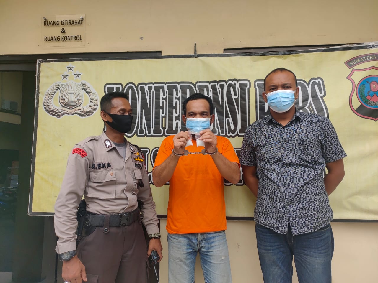 Reskrim Polsek Sunggal Ringkus Pengedar Sabu 