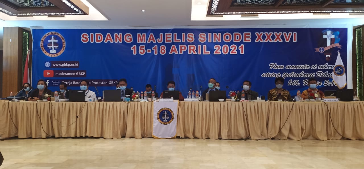Sidang Majelis Sinode GBKP ke-XXXVI Berikut Pengurus Moderamen Terpilih