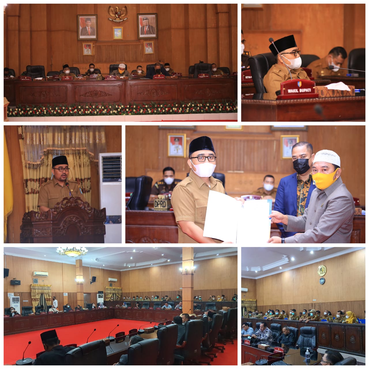 Wabup Batu Bara Hadiri Pengesahan LKPJ Tahun 2020 