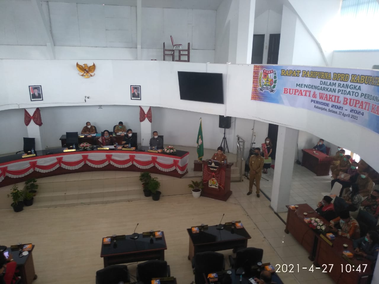 DPRD Karo Gelar Rapat Paripurna Agenda Pidato Bupati-Wabup