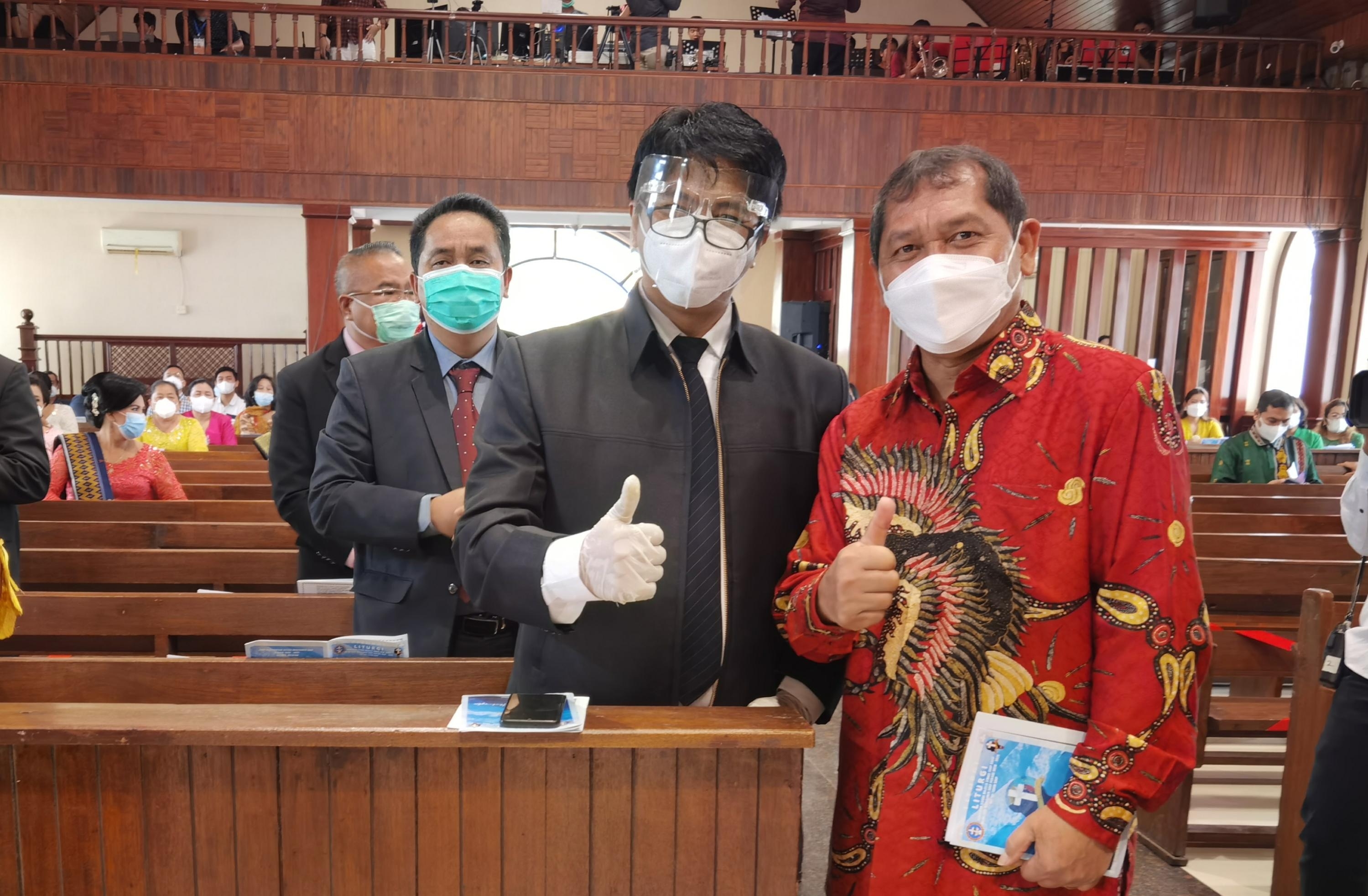 Bupati Karo Hadiri Pengukuhan 10 Pengurus Moderamen GBKP Periode 2020-2025 