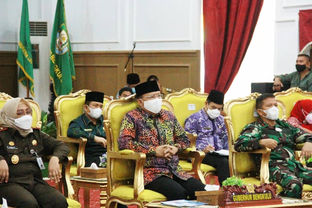 Agendakan Rapat Tingkat Provinsi Gubernur Rohidin Rumuskan Langkah Strategis Tangani Covid-19