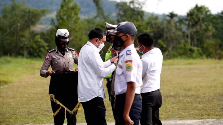 Bupati Pakpak Bharat Pimpin Apel Gabungan Operasi Ketupat Toba