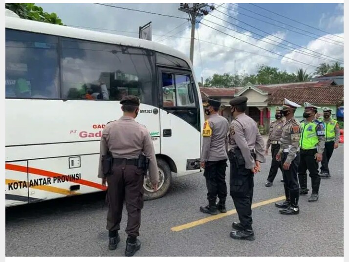 Polres Way Kanan Laksanakan Operasi Yustisi di Jalinsum 