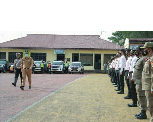 Sekda Dairi Pimpin Apel Persiapan Apel Operasi Ketupat