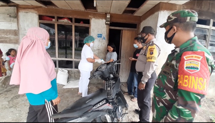 Polri-TNI dan Petugas Kesehatan Tekan Penyebaran Virus Covid-19