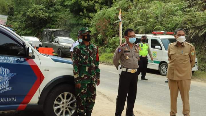 Bupati Pakpak Bharat Pastikan Kesiapan Personil Pengamanan Posko Perbatasan