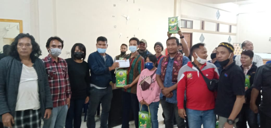 Bob Andika Berbagi Rezeki dan Serap Aspirasi Bersama Wartawan