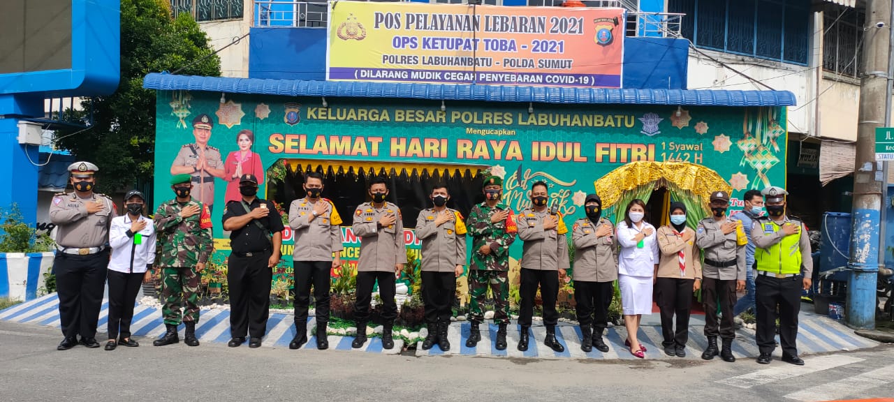 Pamatwil Kabidkum Polda Sumut Cek Perbatasan Sumut-Riau