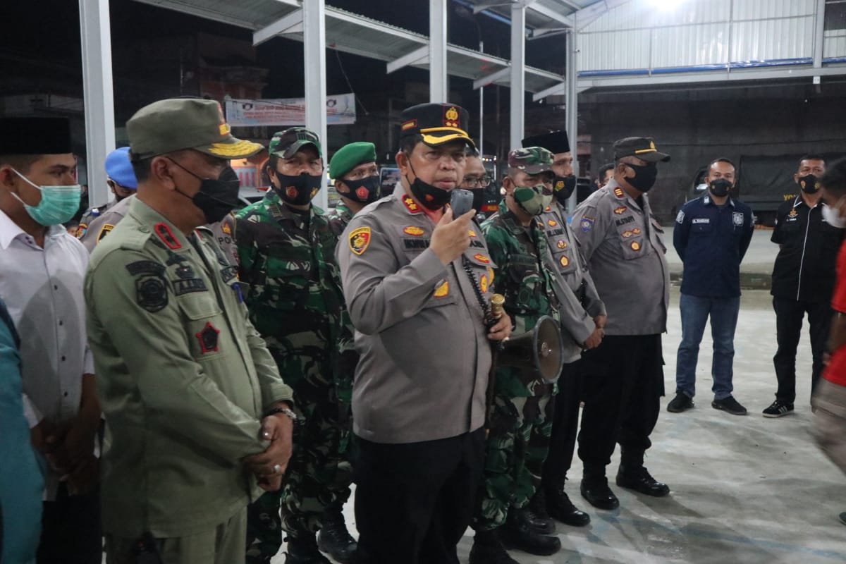 Polres Batu Bara Gelar Patoli Gabungan di Malam Takbiran