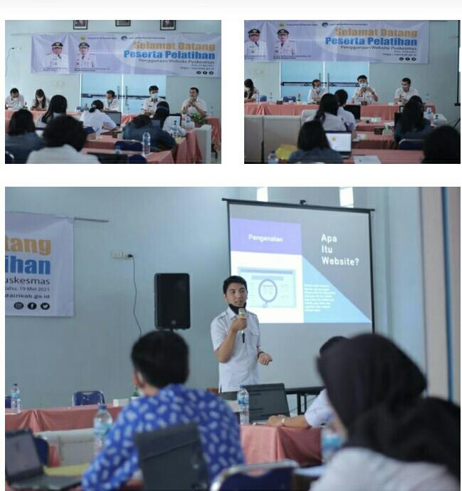 Wujudkan Good Governance Dan Clean Government Diskominfo Selenggarakan Pelatihan Penggunaan Website