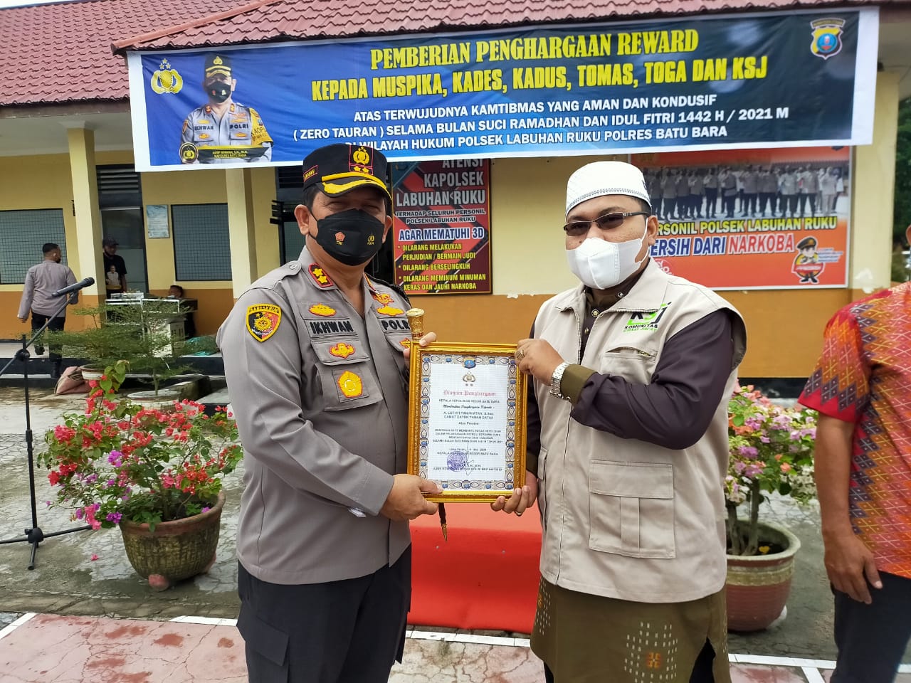 Beri Penghargaan Kapolres Batu Bara Apresiasi Terwujudnya Kamtibmas Kondusif