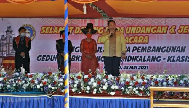 Bupati Dairi Bersama Anggota Legislatif Hadiri Penggalangan Dana Pembangunan GBKP Sidikalang