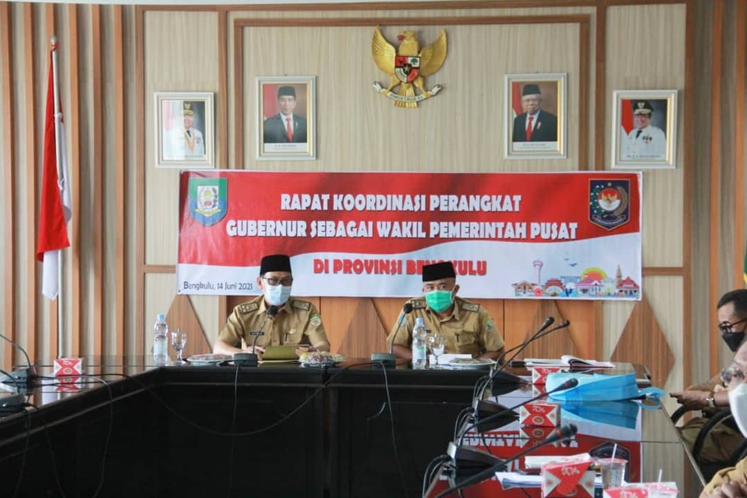 Asisten I Pimpin Rakor Pelaksanaan Dekosentrasi Tugas dan Wewenang Gubernur